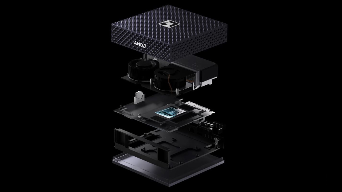 AMD Ryzen AI Halo Box - вид спереди