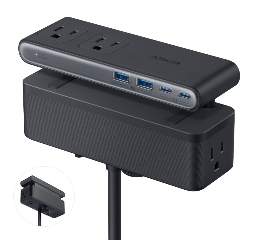Anker Nano Power Strip with clamp