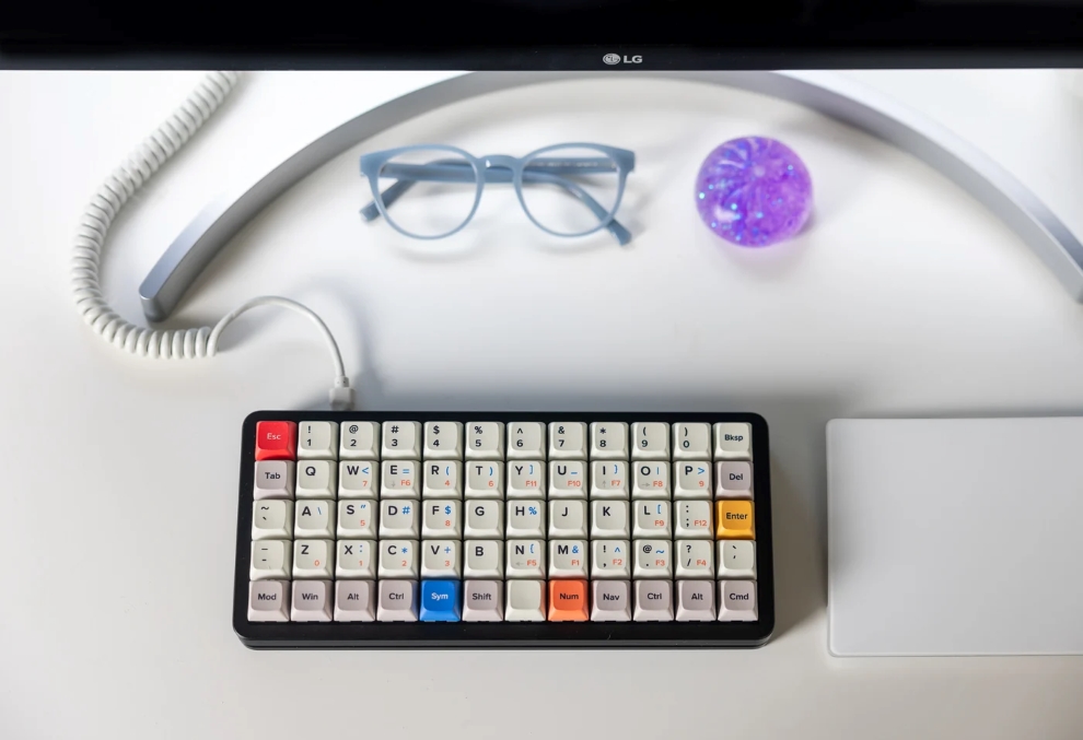 Detailed View of Apos Preonic Rev 4 Keyboard