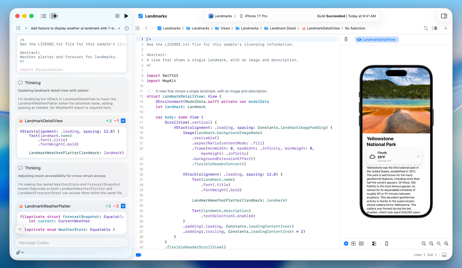 Intégration Apple Xcode avec OpenAI Codex