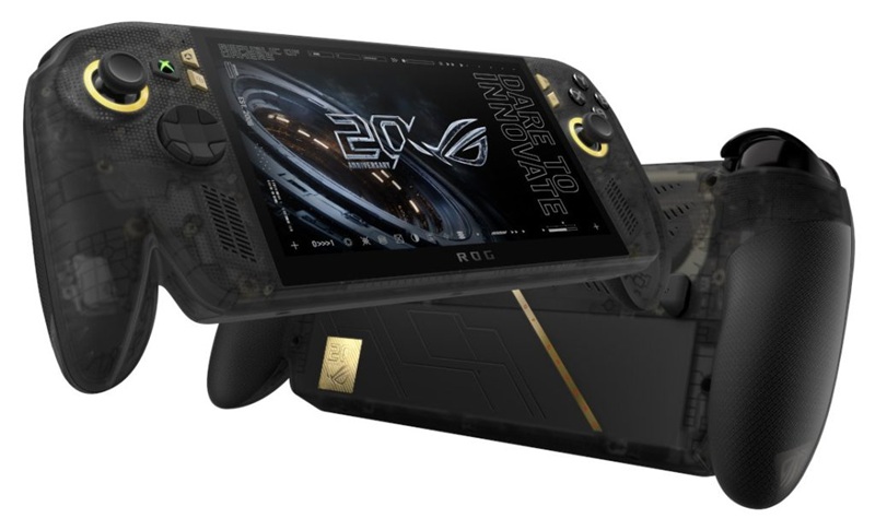 Asus ROG Xbox Ally X20 с полупрозрачным корпусом