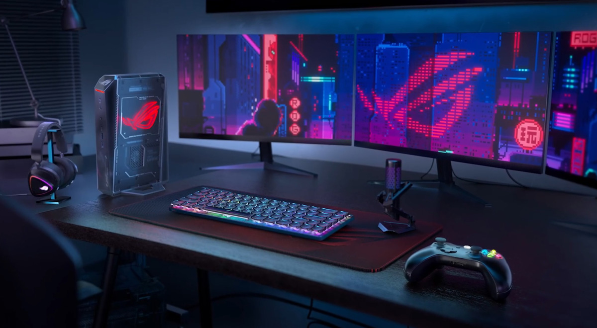 Gaming-Mini-PC ASUS ROG NUC. Illustration: Asus