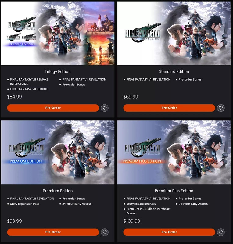 Final Fantasy VII Revelation cover art