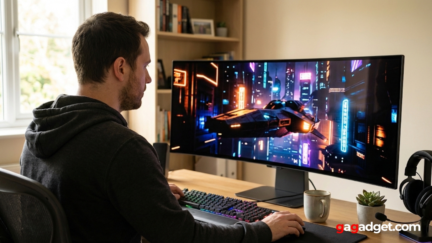 ultrawide QD-OLED monitor