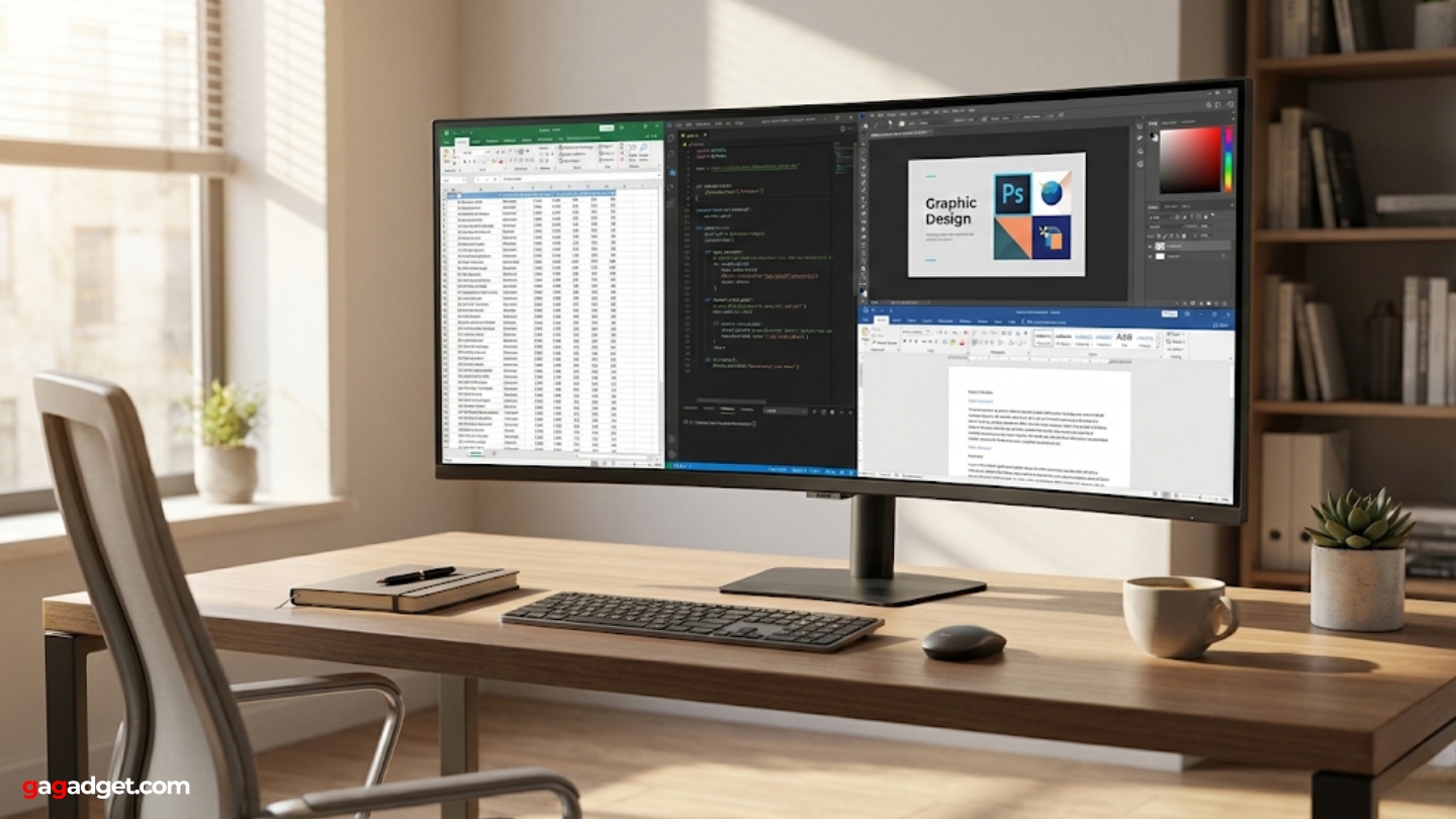 curved ultrawide monitor productivity
