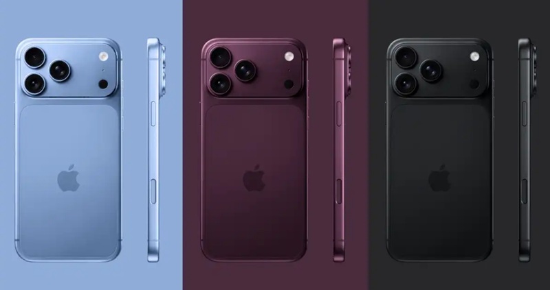 Renders of iPhone 18 Pro in different colors