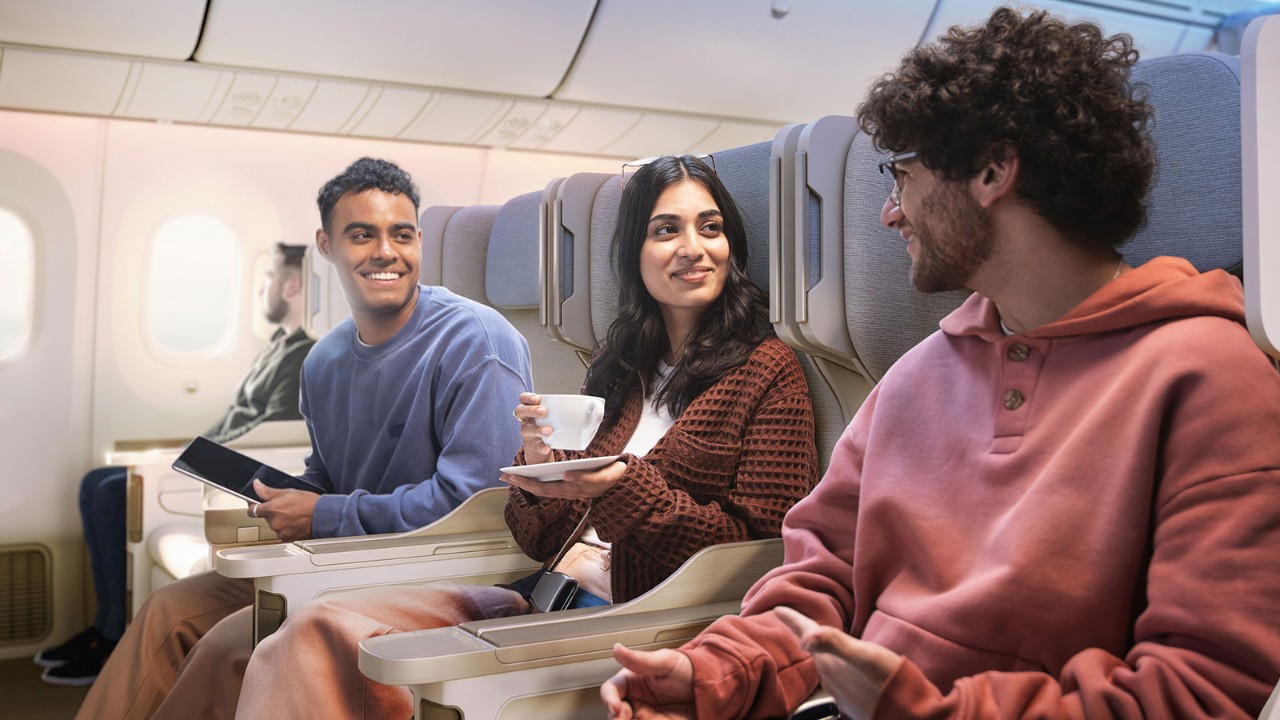 Сиденья бизнес-класса Boeing 787 Dreamliner