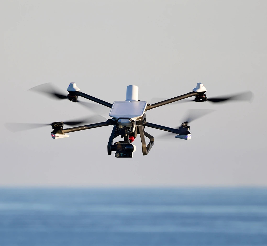 BRINC Guardian drone in night operation