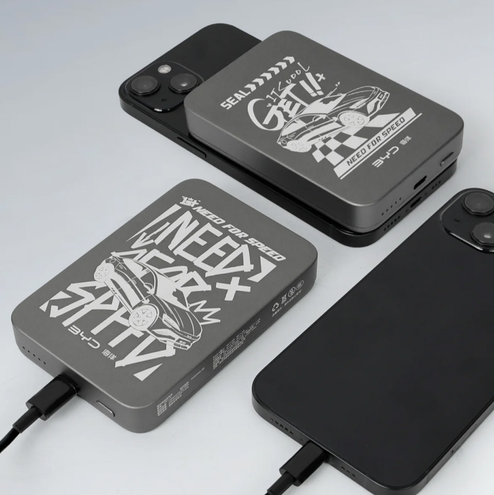 Крупный план портативного аккумулятора BYD Ocean Magnetic