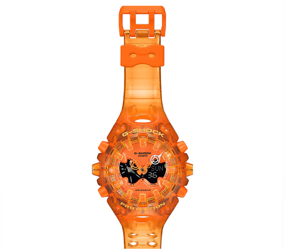 Montre Casio GAV01SKE Transparente Orange