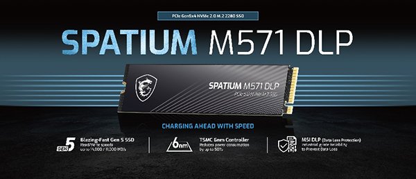 MSI Spatium M571 DLP SSD