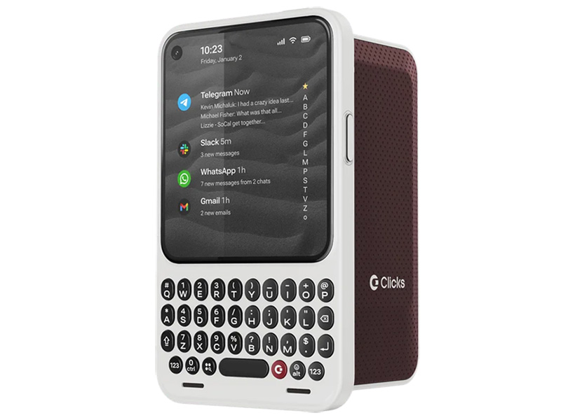 Vue avant du Clicks Communicator