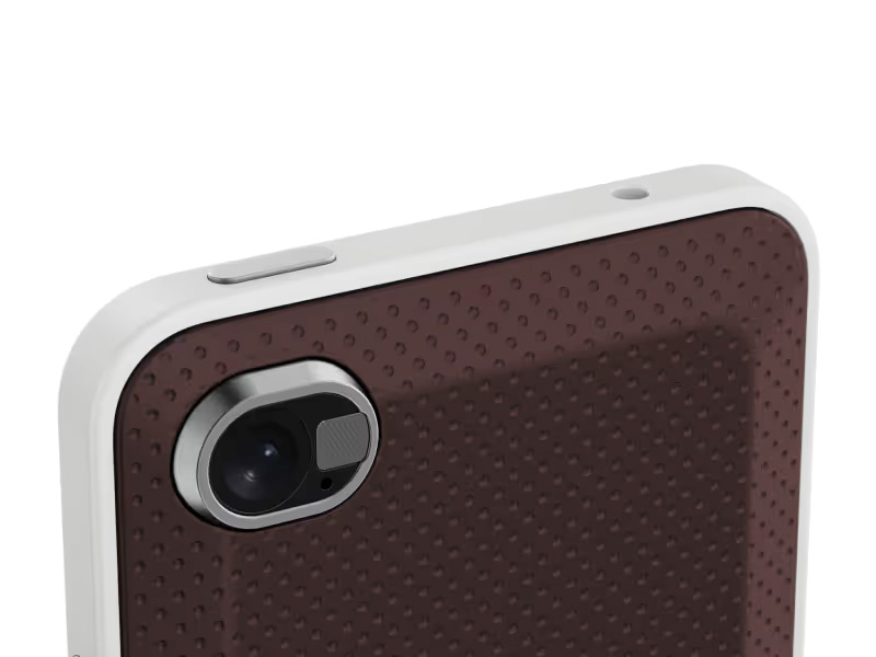 Vue des boutons latéraux du Clicks Communicator