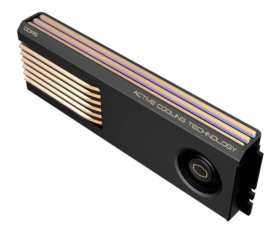 Модулі пам'яті MasterDIMM AC з активним охолодженням, вид збоку