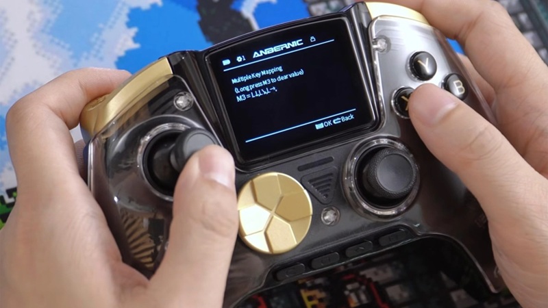 Anbernic RG G01 геймпад с дисплеем и мониторингом сердечного ритма