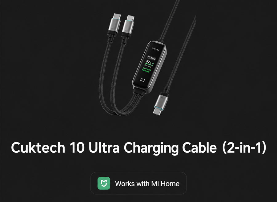 Зарядный кабель Cuktech с плетеной оплеткой