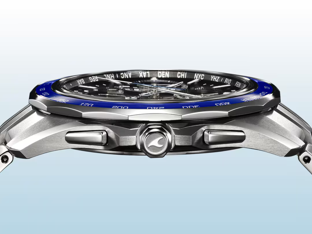 Oceanus Manta watch with sapphire bezel