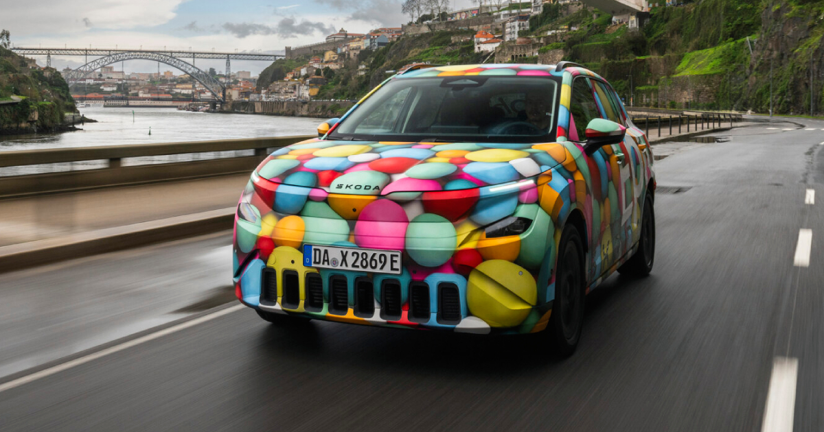 Škoda Epiq в камуфляже