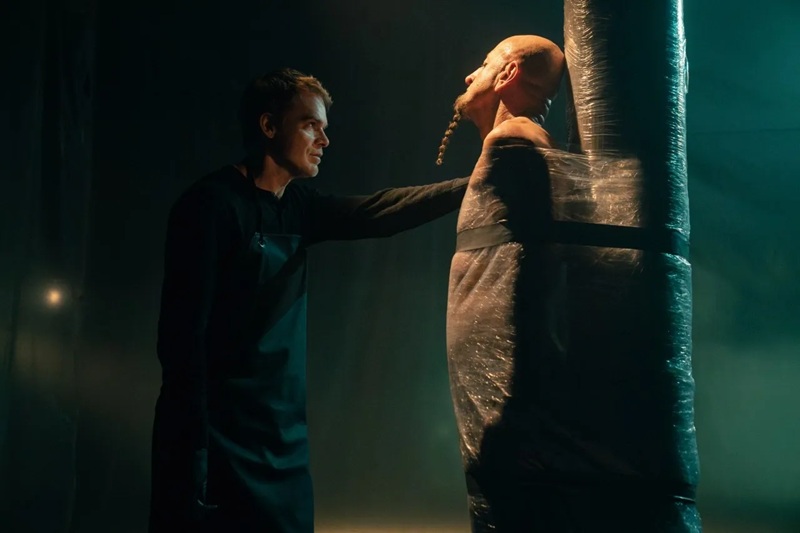 Scene from the second season of the series Dexter: Resurrection