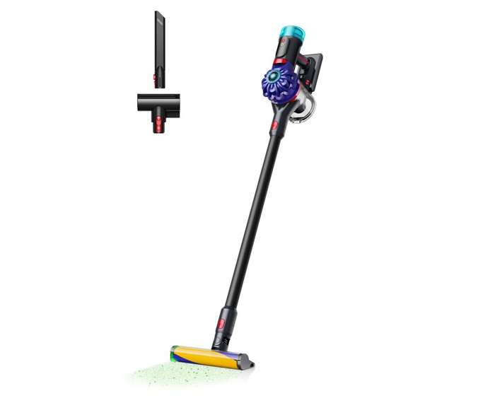 Dyson V10 Optic в использовании