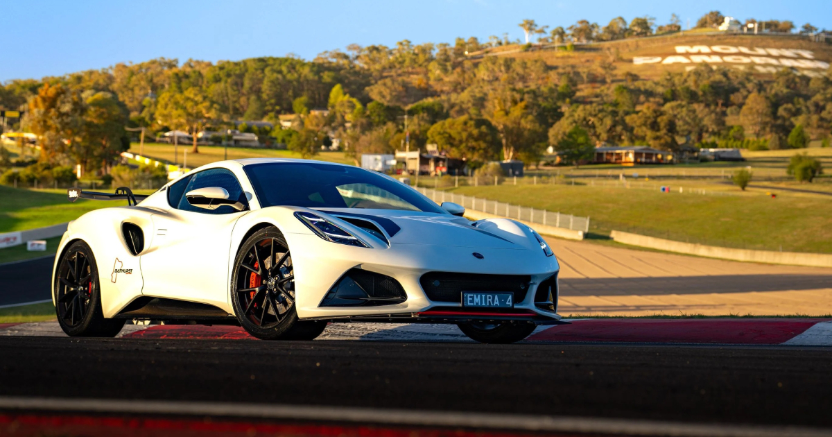 Lotus Emira Turbo Bathurst Edition Driving