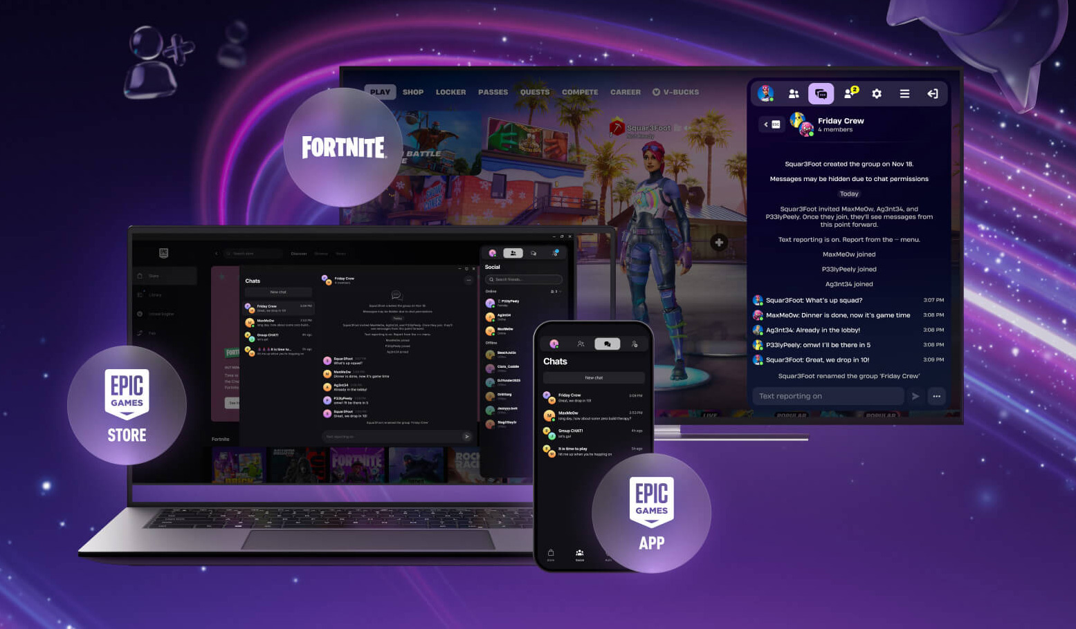 Application Epic Games Store sur ordinateur