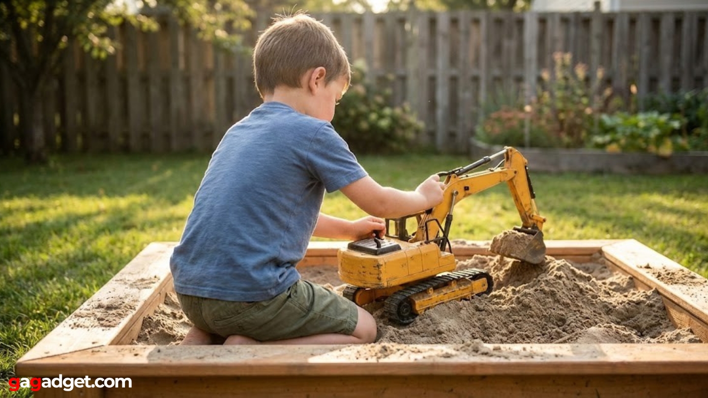 construction toy excavator