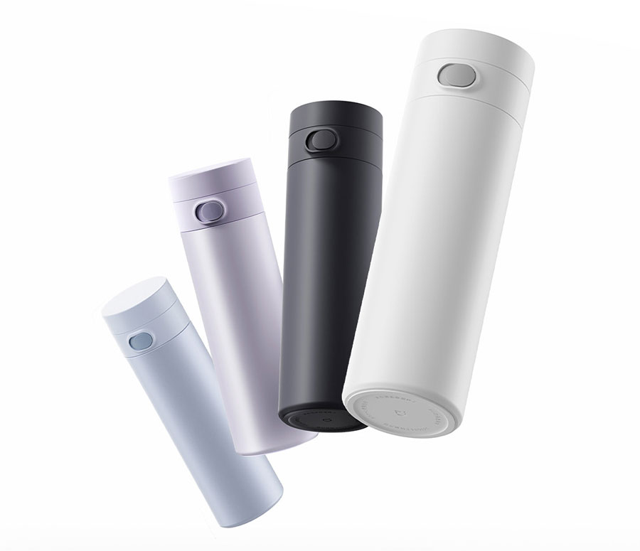 Четыре цвета Mijia Flip-Lid Insulated Mug 2
