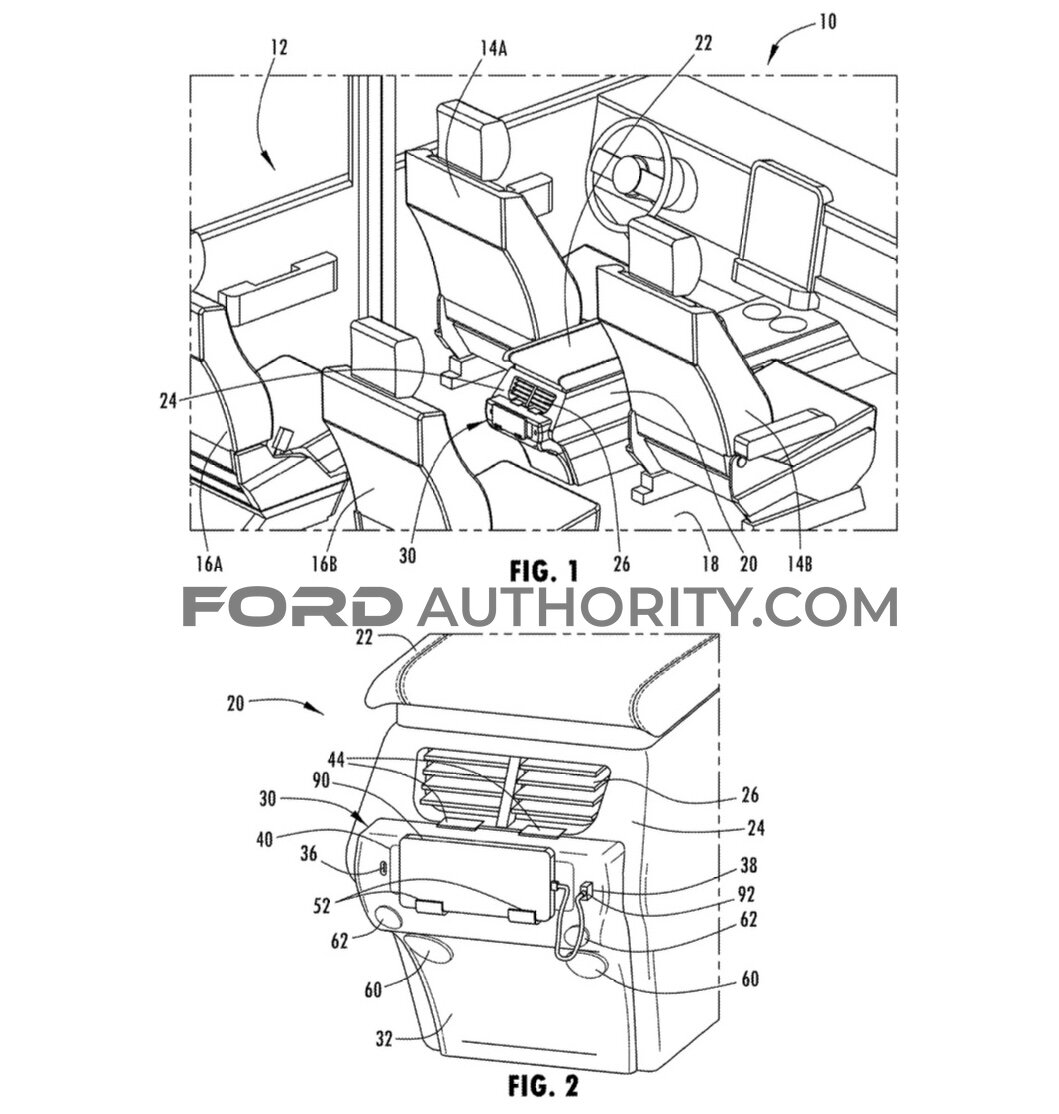Ford Patent Removable Charging Ports Concept 2
