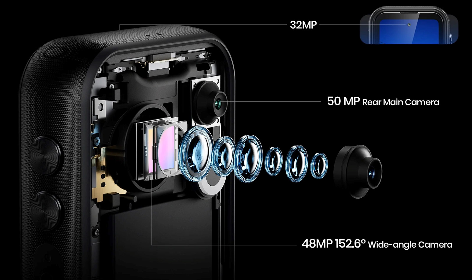 Fossibot F116 Pro smartphone compact et robuste