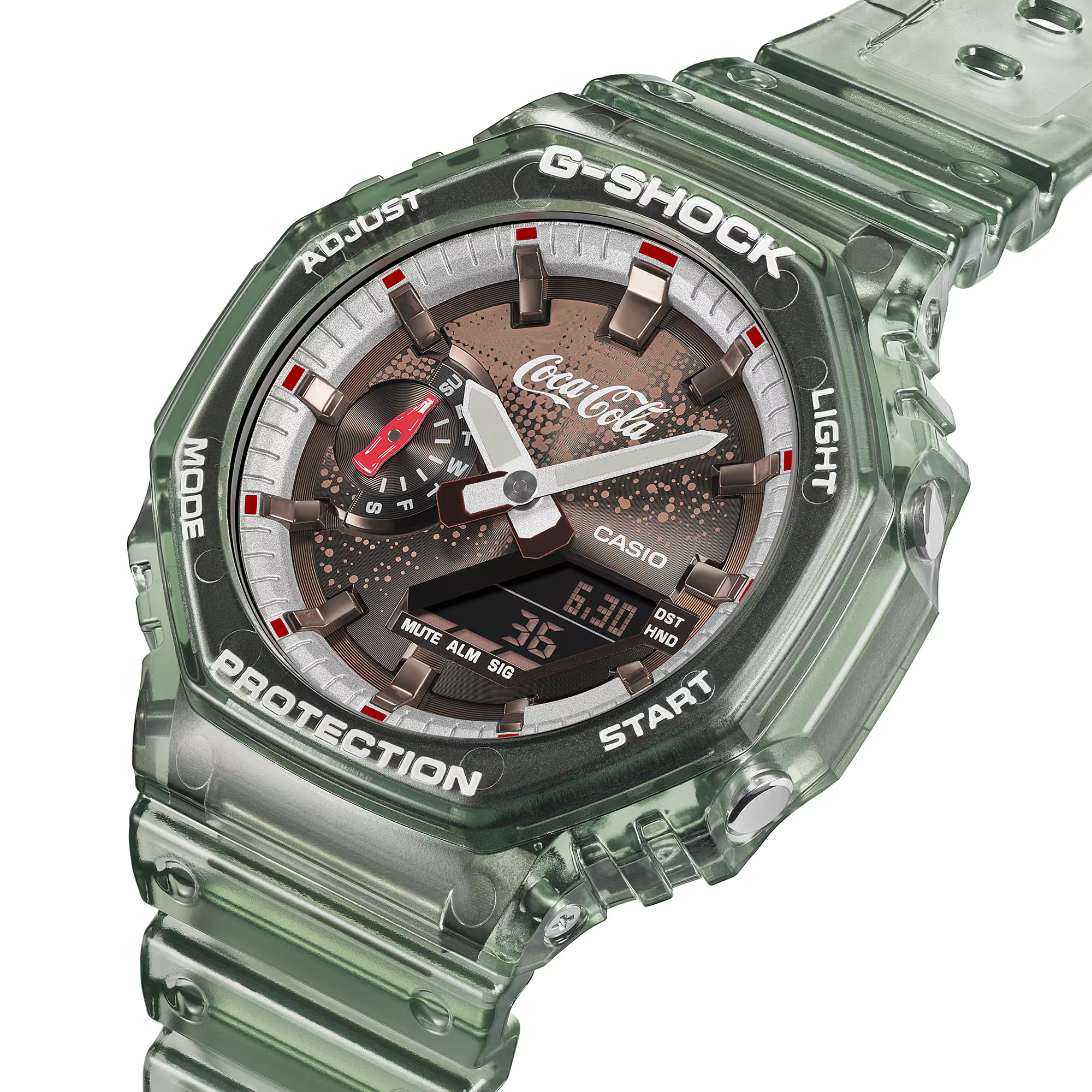 Side view of G-Shock GA-2100CC-3A