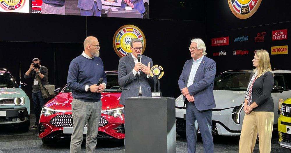 Winner in the 'Car of the Year 2026' category: Mercedes-Benz CLA