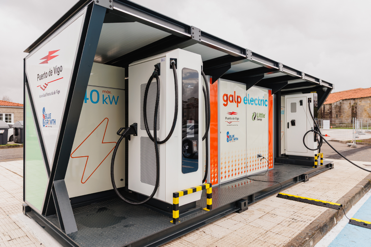 Nissan Leaf batteries in the Green Charge Flex system