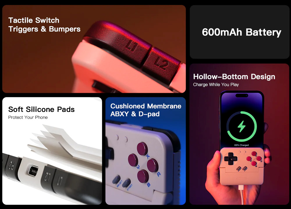 Le nouveau GameSir Pocket Taco en action