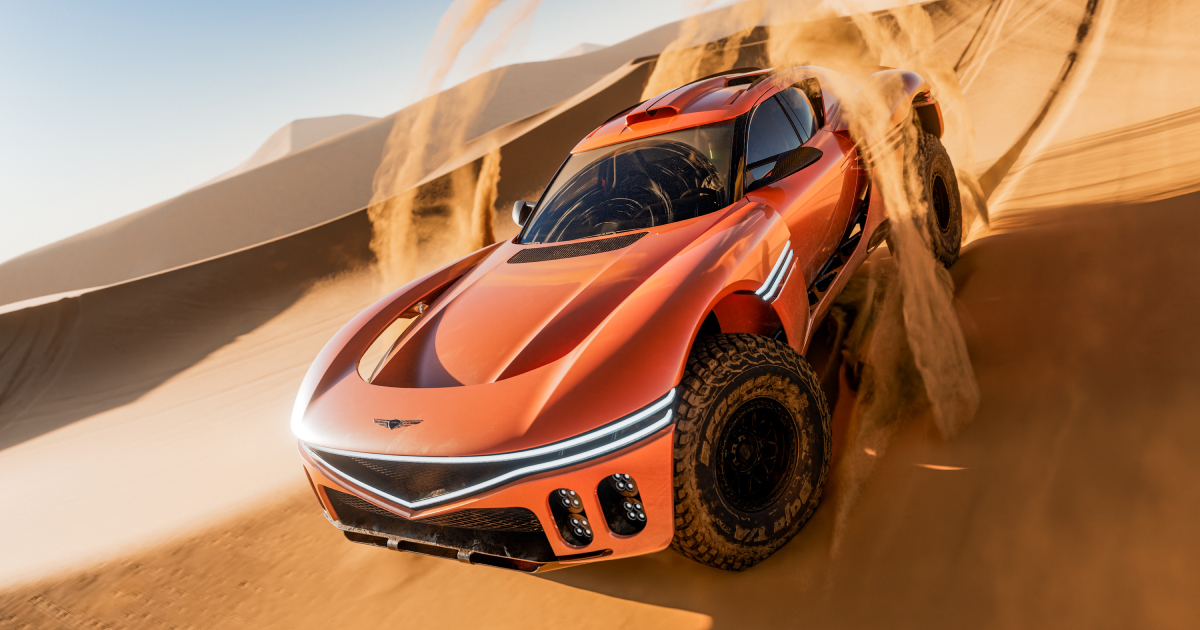 Концепт Genesis X Skorpio в пустелі