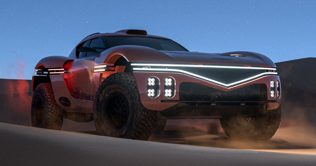 Genesis X Skorpio на фоні піщаних дюн