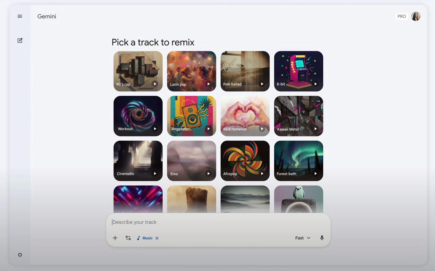 Google DeepMind Lyria modèle pour la génération de musique