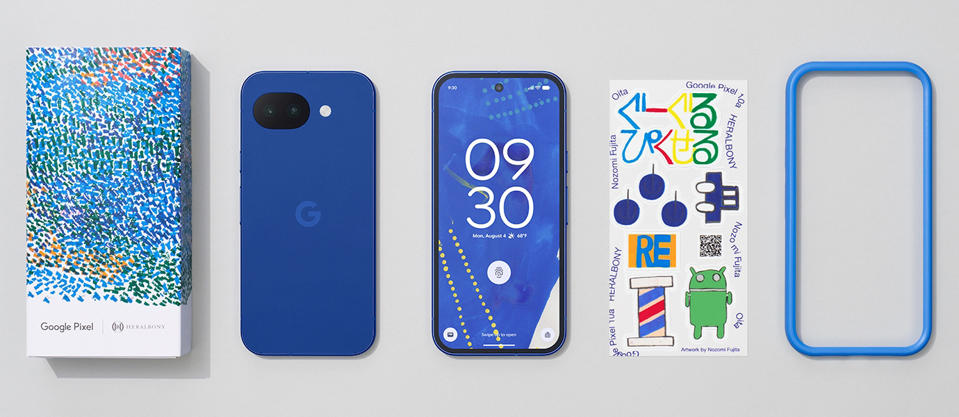 Комплектация Google Pixel 10a Isai Blue Edition