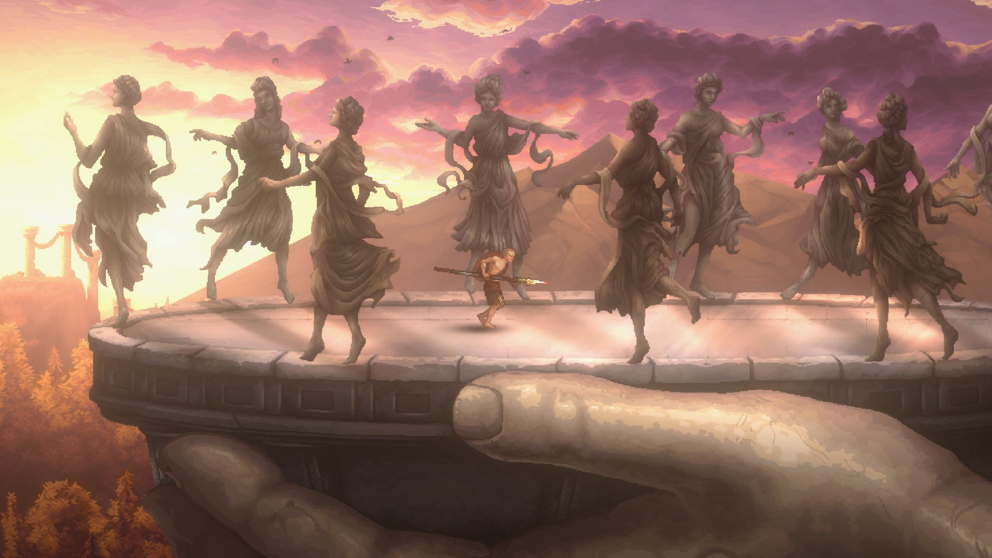 Кадр из игры God of War: Sons of Sparta