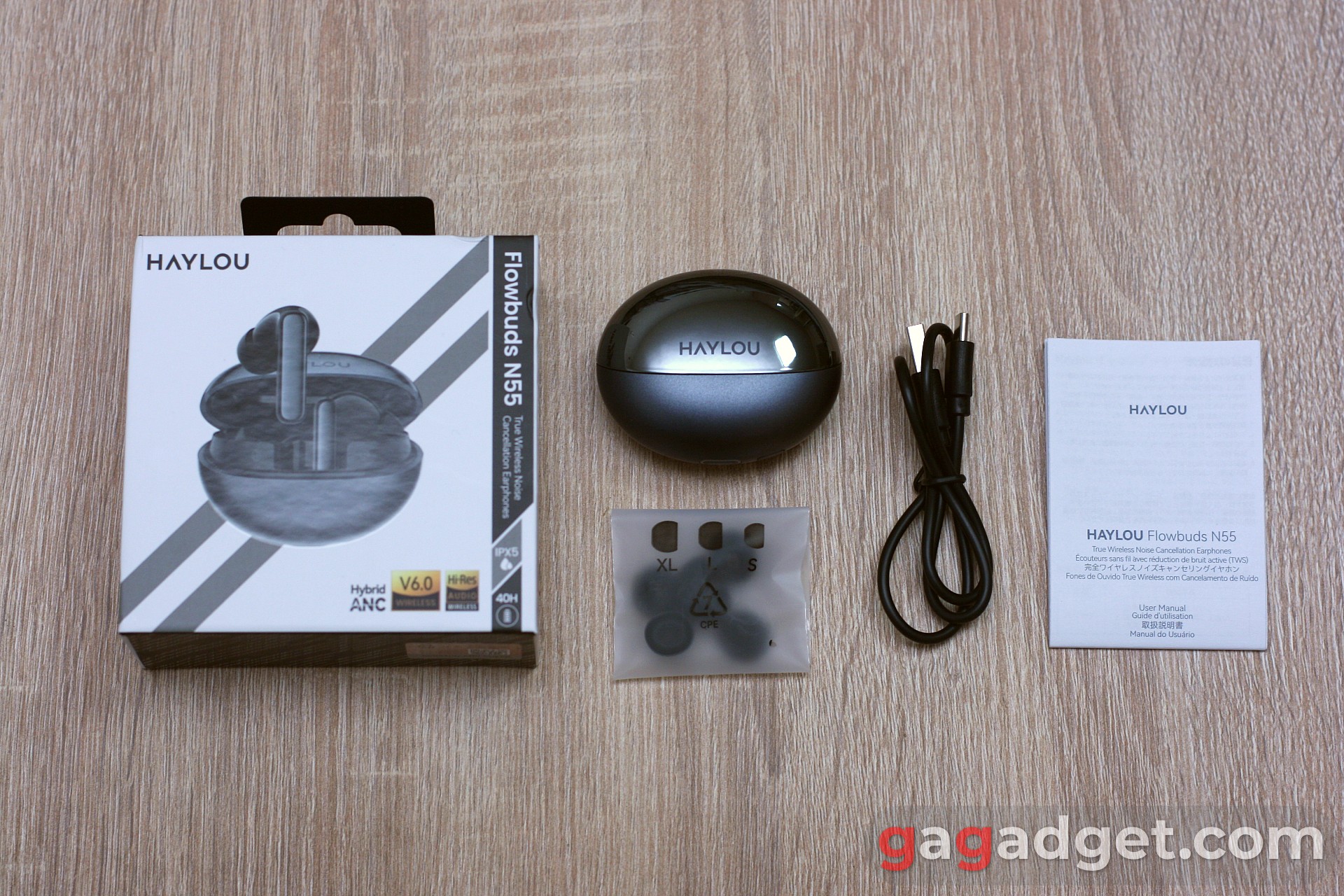 Комплект поставки Haylou FlowBuds N55