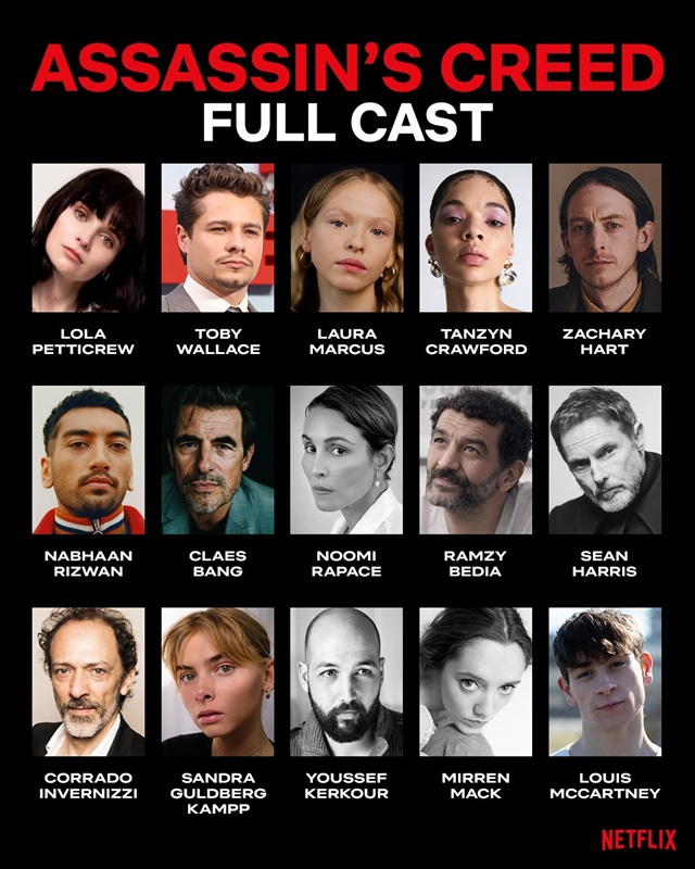 Официальный постер сериала Assassin's Creed от Netflix