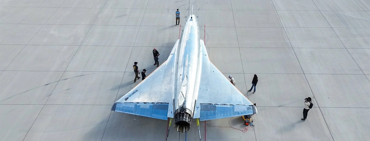 Безпілотник Quarterhorse Mk 2.1 перед випробуваннями Hermeus