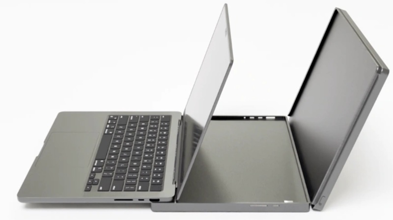 Расположение SpectraSlideOut на MacBook