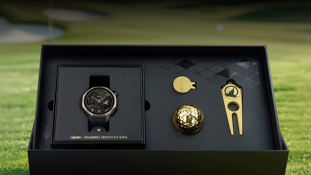 Lieferumfang der Watch GT 6 Pro Honma Edition. Abbildung: Huawei