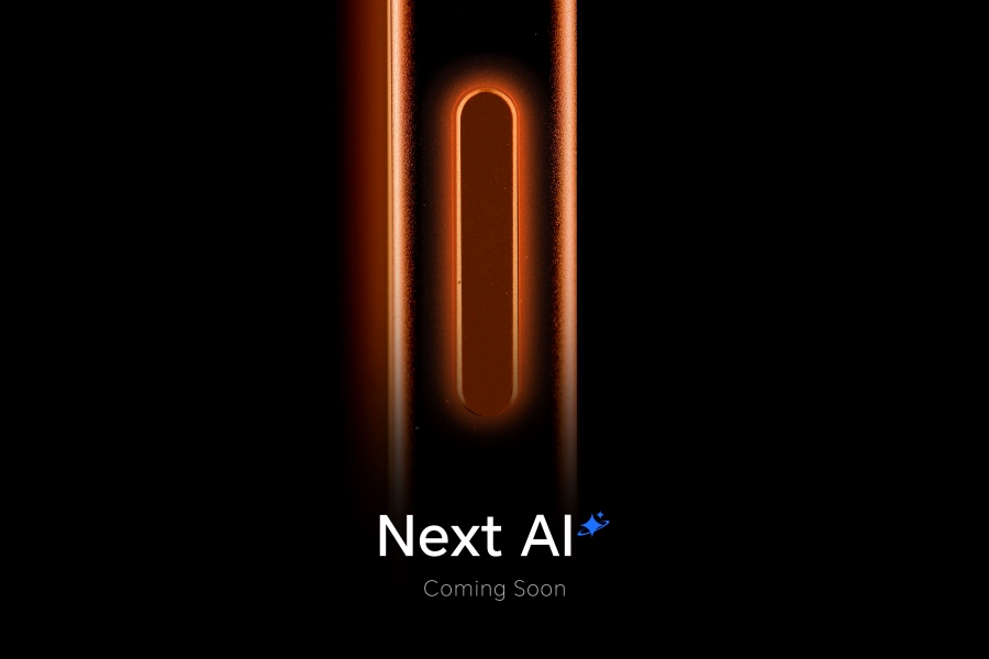 Teaser image showcasing AI button on Honor 600 series