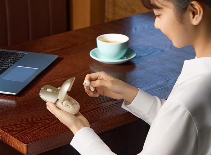 Écouteurs intégrés dans la souris Choice MouseBuds Pro