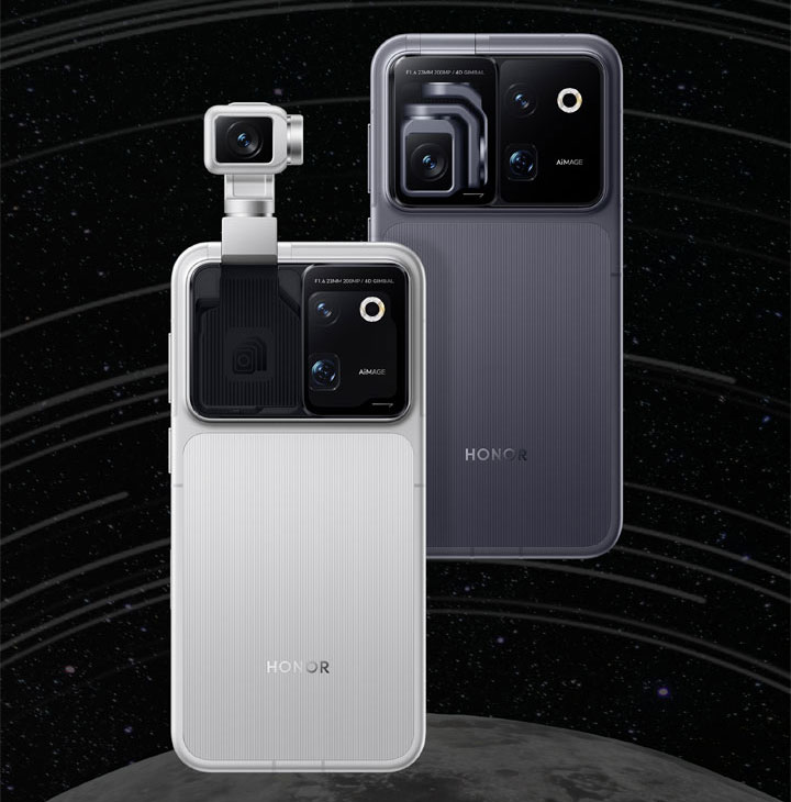 Фотомодуль Honor Robot Phone с двумя сенсорами по 200 МП