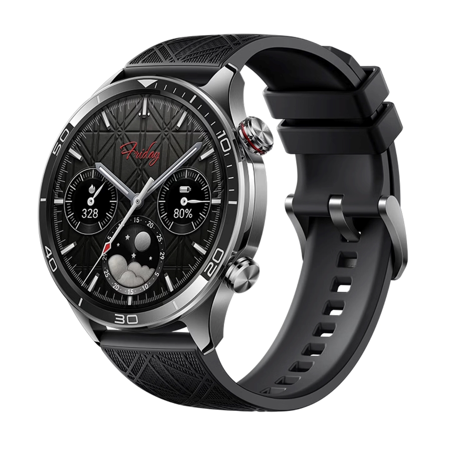 Honor Watch 6 Pro in black ceramic casing