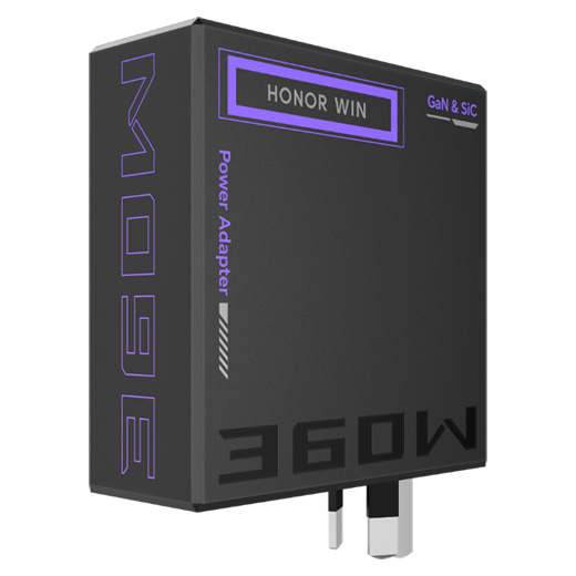 Honor WIN 360W GaN Adapter сверху