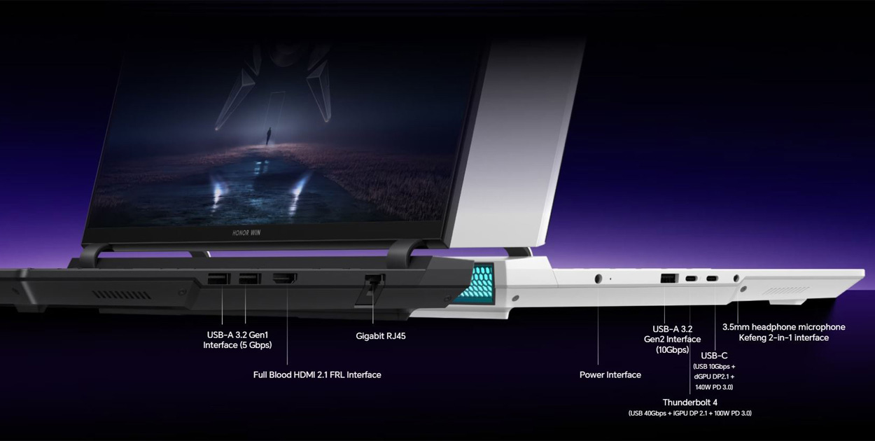 Порти та роз'єми Win H9